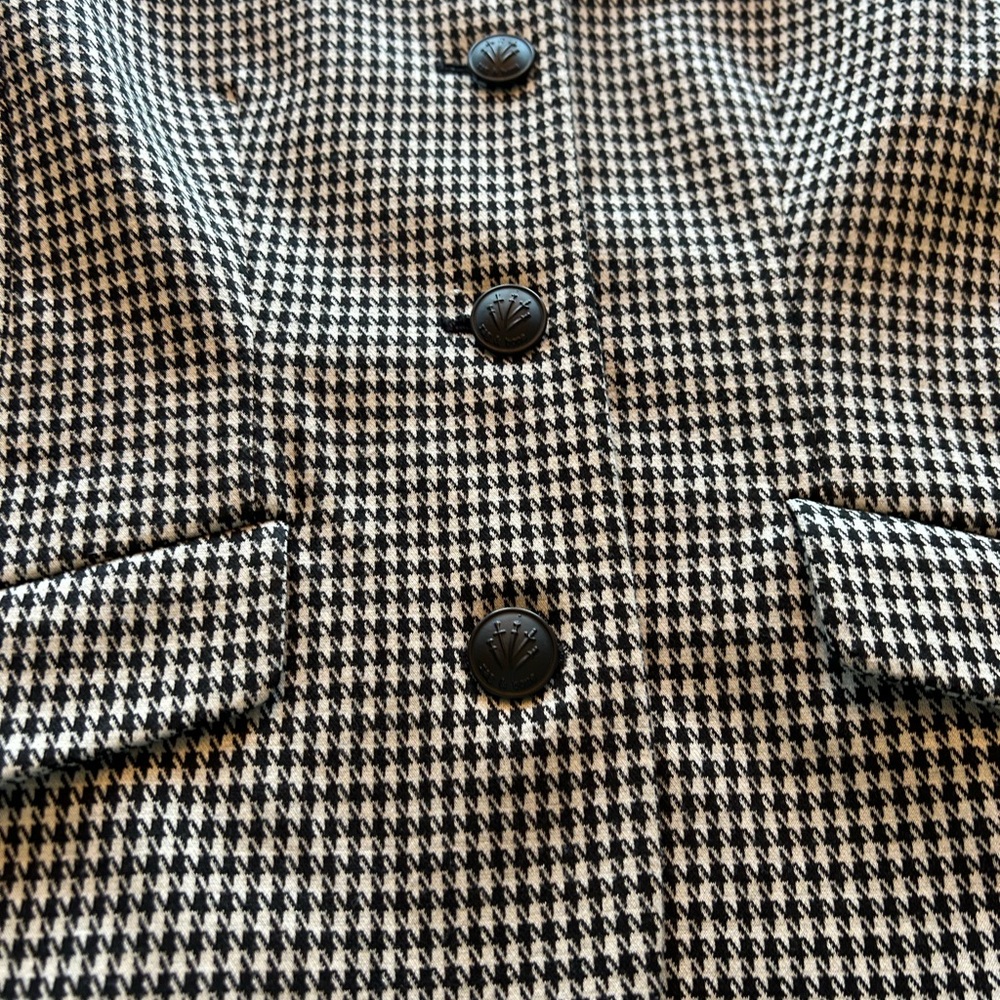 Rag & Bone Black and White Houndstooth Blazer - Picture 5 of 8